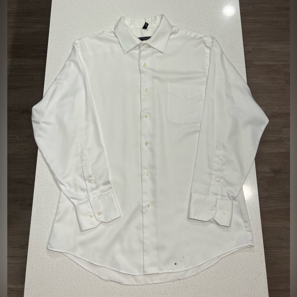 Geoffrey Beene White Dress Shirt